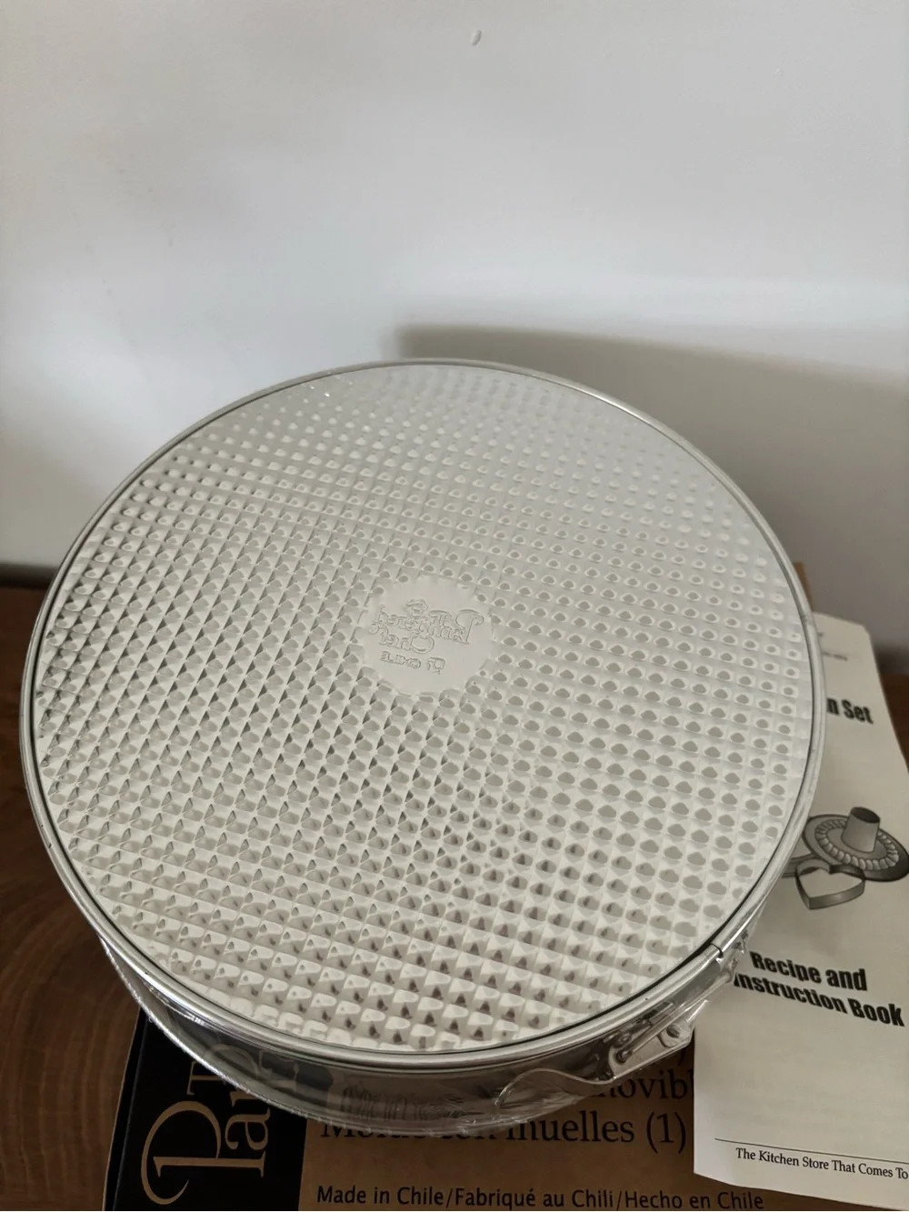The Pampered Chef Stainless Steel Springform Pan Set - Silver